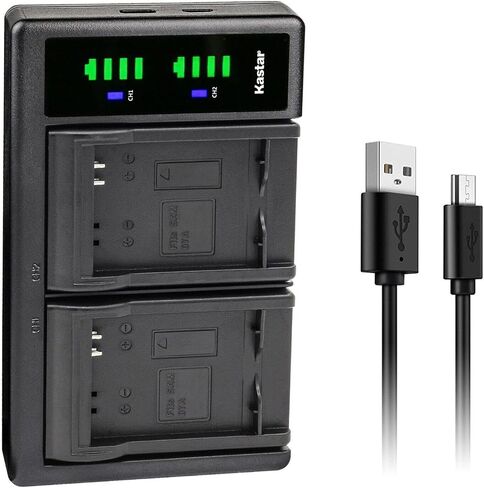 Kastar 2-Pack SLB-07A Battery and LTD2 USB Charger Replacement for Samsung SLB-07A, SLB-07B, EA-SLB07, Samsung PL Series, PL150, PL151, ST Series, ST45, ST50, ST500, ST510, ST550, ST560, ST600 Camera in Saudi Arabia