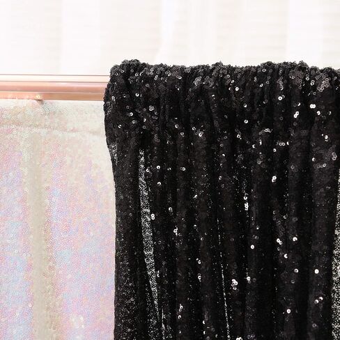 Poise3EHome 6FT x 8FT Silver Sequin Backdrop,Shimmer Backdrop Curtain for Photography Birthday Wedding Ceremony Engagement Baby Shower Bachelorette Christmas Party Decorations in Kuwait
