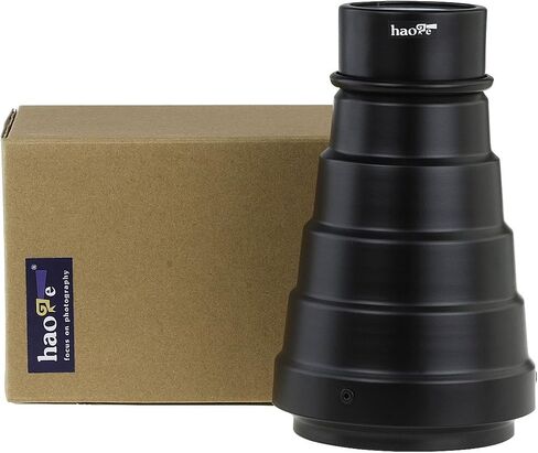 Haoge Metal Conical Snoot with Honeycomb Grid and Color Gel Filter Kit for Balcar Paul C Buff AlienBees Alien Bees Einstein White Lightning Studio Strobe Monolight Photography Flash Light in Saudi Arabia