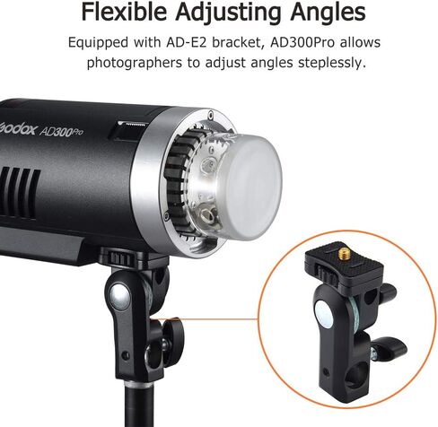 Godox AD300Pro Outdoor Strobe Flash Light, 2.4G Wireless 300Ws TTL 1/8000s 320 Times Full Power Flash Rechargeable Battery Compatible with Canon Nikon Sony FUJIFILM Panasonic Pentax Olympus in Kuwait