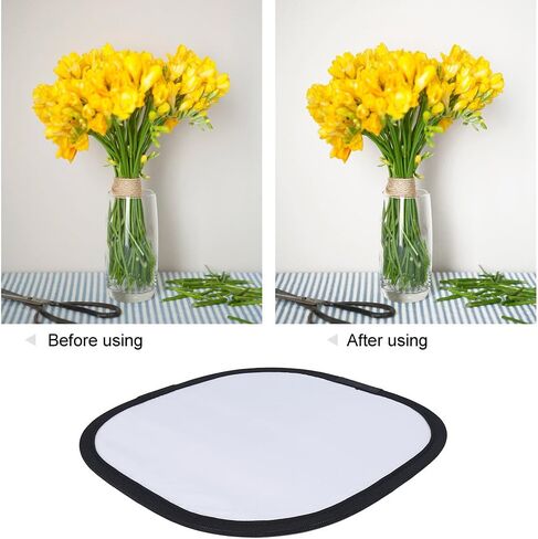 Jacksking Balance Card, 30cm Folding Portable 18% Grey White Balance Reference Card with Bag Photography Accessory in Kuwait