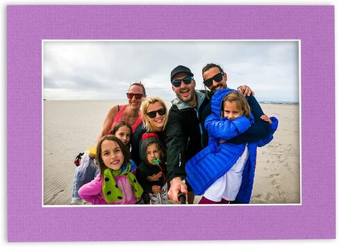 5.5x8.5 Mat for 8.5x11 Frame - Precut Mat Board Acid-Free Mixed Colors 5.5x8.5 Photo Matte For a 8.5x11 Picture Frame, Matboard for Family Photos, Show Kits, Art, Picture Framing, Pack of 10 Mats in Saudi Arabia