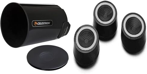 Celestron – Dew Shield with Cover Cap – Aluminum Dew Prevention – Fits 11" Schmidt Cassegrain, EdgeHD, and RASA Telescope & Vibration Suppression Pads in Saudi Arabia