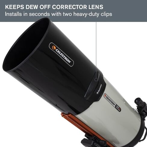 Celestron – Dew Shield with Cover Cap – Aluminum Dew Prevention – Fits 11" Schmidt Cassegrain, EdgeHD, and RASA Telescope & Vibration Suppression Pads in Saudi Arabia