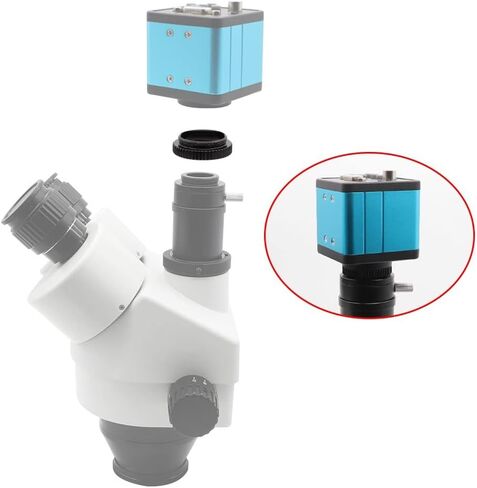Microscope Accessories Kit 5MM C-CS Mount Lens Adapter Converter Ring Extension Tube for USB Industrial Video Microscope Camera Microscope Slides (Color : 10pcs) in Saudi Arabia