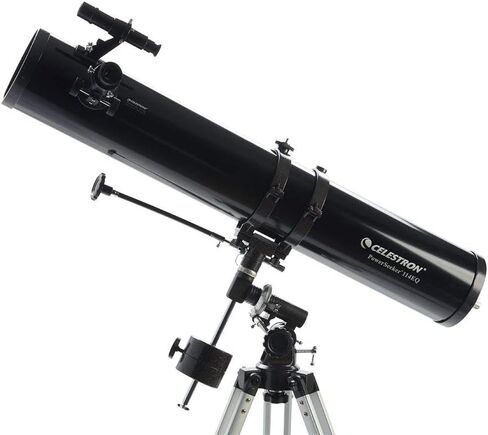 Celestron - PowerSeeker 114EQ Telescope & PowerSeeker Telescope Accessory Kit - Includes 2X 1.25 Kellner Eyepieces, 3 Colored Telescope Filters, and Cleaning Cloth in Saudi Arabia