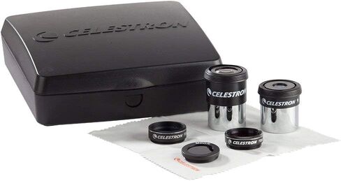 Celestron - PowerSeeker 114EQ Telescope & PowerSeeker Telescope Accessory Kit - Includes 2X 1.25 Kellner Eyepieces, 3 Colored Telescope Filters, and Cleaning Cloth in Saudi Arabia