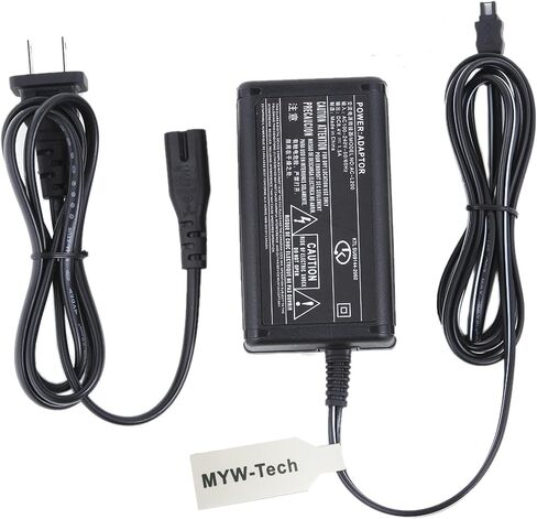 AC DC Adapter Charger for Sony CCD-TRV87 (NOT fit Other Models) Handycam Camcorder Video Camera Recorder DC-in Power Supply Battery Charging Cord Cable Adaptor Wire, MYW-Tech Compatible Replacement in Saudi Arabia
