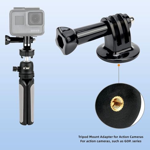 KIWIFOTOS Extension Camera Tripod, Mini Selfie Stick Tripod Stand Handle Grip for iPhone Samsung Sony ZV1 RX100VII RX100VA A6400 A6300 A6600 Canon G7X Mark III II Camera Vlogging Hand Grip in Saudi Arabia