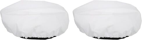 PATIKIL 17" 42cm Soft Diffuser Lamp Cover, 2 Pack Cloth Diffuser Strobe Reflector Lamp Sock for Flash Light Beauty Dish Photography Studio, White in Saudi Arabia