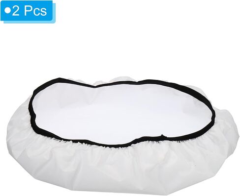 PATIKIL 17" 42cm Soft Diffuser Lamp Cover, 2 Pack Cloth Diffuser Strobe Reflector Lamp Sock for Flash Light Beauty Dish Photography Studio, White in Saudi Arabia