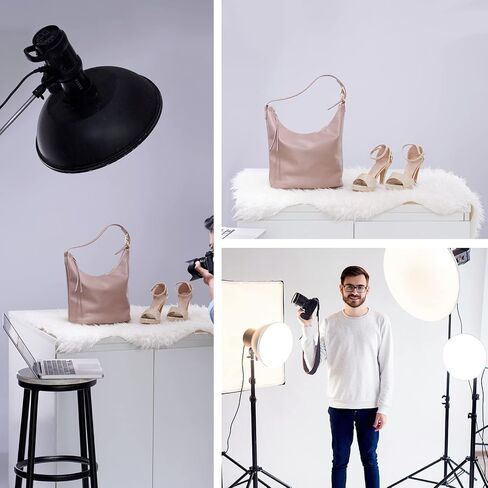 Soonpho 12inch/30cm Standard Reflector Beauty Dish with Honeycomb Grid and Bag, Compatible for Bowens Mount Studio Strobe Flash Light Like Neewer VC-400HS VE-300 Godox AD200 AD180 AD360 (Silver) in Kuwait
