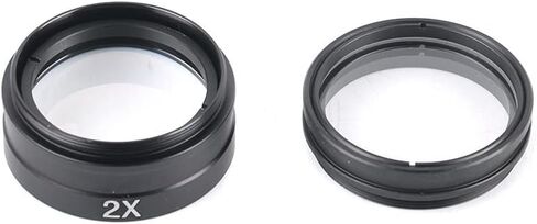 Handheld Digital Microscope Accessories 10A Lens Objective Monocular Video Microscope 0.35X 0.5X 0.75X 2X Objective Lens Microscope Accessories (Color : 2X) in Saudi Arabia