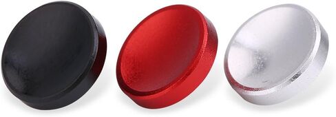 3PCS Camera Button, Aluminium Alloy Shutter Button with Concave Surface, Fits for Cameras with Screw Hole on The Shutter Release Button (Red Black Silver) in Saudi Arabia
