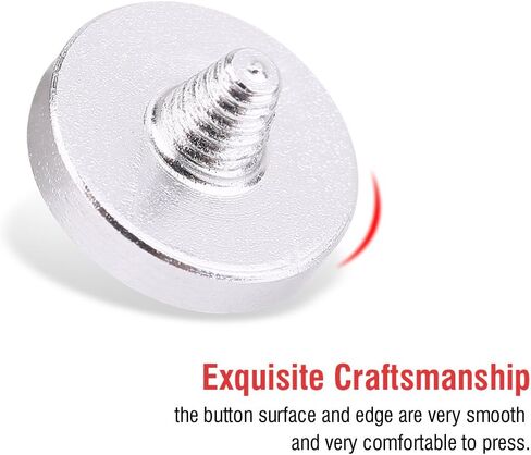 3PCS Camera Button, Aluminium Alloy Shutter Button with Concave Surface, Fits for Cameras with Screw Hole on The Shutter Release Button (Red Black Silver) in Saudi Arabia