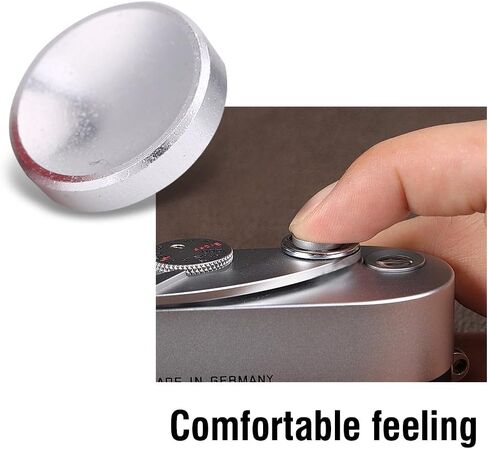 3PCS Camera Button, Aluminium Alloy Shutter Button with Concave Surface, Fits for Cameras with Screw Hole on The Shutter Release Button (Red Black Silver) in Saudi Arabia
