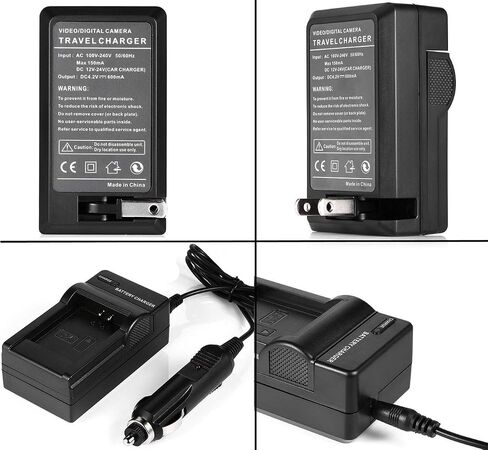Battery Charger for Sony DCR-SR72, DCR-SR75, DCR-SR77, DCR-SR82, DCR-SR85, DCR-SR87 Handycam Camcorder in Saudi Arabia