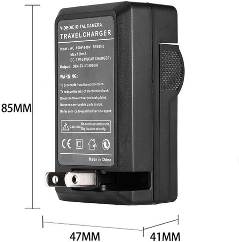 Battery Charger for Sony DCR-SR72, DCR-SR75, DCR-SR77, DCR-SR82, DCR-SR85, DCR-SR87 Handycam Camcorder in Saudi Arabia