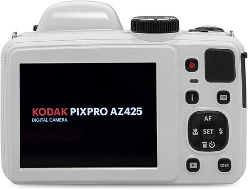 كاميرا رقمية Kodak PIXPRO AZ425 Astro Zoom 20 ميجابكسل مع تكبير بصري 42x (أبيض) حزمة مع بطاقة SD كوداك 32 جيجابايت (عنصران) in Kuwait