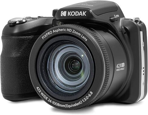 Kodak Pixpro AZ425 Astro Zoom 20MP Digital Camera Bundle (Black) | 42x Optical with 32GB SD Card, (2 items) in Saudi Arabia
