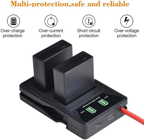 DMW-BLG10PP، طاقة المخلل DMW-BLG10 DMWBLG10PP DMW-BLE9 بطارية وشاحن لباناسونيك لوميكس DMC-GX7 DC-GX9 DMC-GX85 DMC-GF5 DMC-GF6 DMC-GF3 DC-ZS80 DMC-ZS60 DMC-LX100 DC-ZS200 DC -ZS70 DMC-GX80 in Kuwait