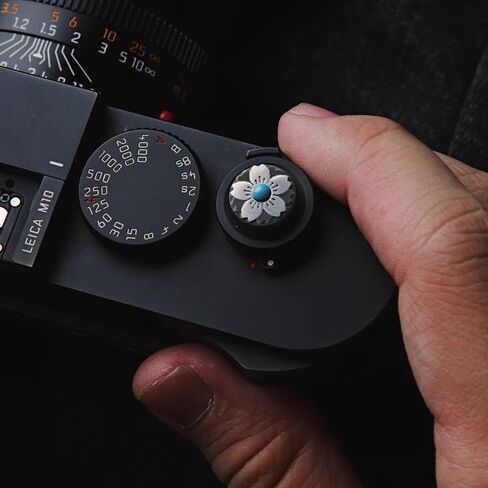 زر الغالق، مصنوع يدويًا، سبائك الألومنيوم، زر تحرير الغالق متوافق مع كاميرا Fujifilm، استبدال زر التحرير (موجة رائعة من كاناغاوا) in Saudi Arabia