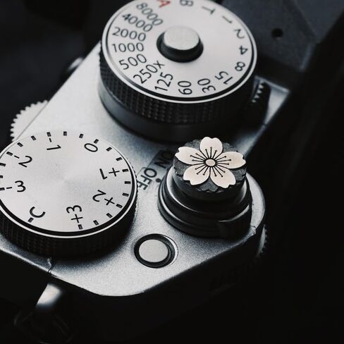 زر الغالق، مصنوع يدويًا، سبائك الألومنيوم، زر تحرير الغالق متوافق مع كاميرا Fujifilm، استبدال زر التحرير (موجة رائعة من كاناغاوا) in Saudi Arabia