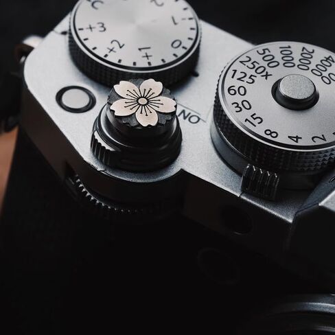 زر الغالق، مصنوع يدويًا، سبائك الألومنيوم، زر تحرير الغالق متوافق مع كاميرا Fujifilm، استبدال زر التحرير (موجة رائعة من كاناغاوا) in Saudi Arabia
