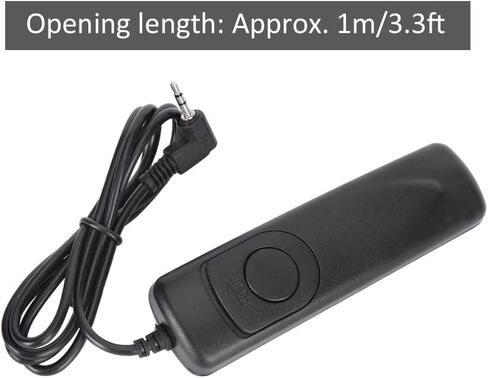 RS-60 E3 Line Shutter Trigger Remote Control, Camera Wired Remote Control Camera Remote Shutter Release Suitable for Canon 500D 450D 700D 650D 550D 60D 600D in Saudi Arabia