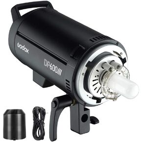 Godox DP600III Professional Studio Flash Bowens Mount LCD Control Panel, It Provides an Ideal Light Source for Wedding Photography, Advertising Shooting, Portrait and Fashion Photography, etc.