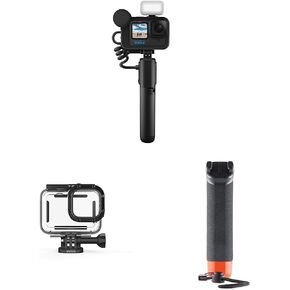 GoPro HERO11 Black Creator Edition وغطاء واقي (HERO11 Black/HERO10 Black/HERO9 Black) وandler (مقبض يد عائم) - ملحق رسمي in Kuwait