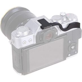 Fotga Hot Shoe Mount Thumb Up Grip for Sony A7III A7RIII A9 Mirrorless Camera (RED) in Saudi Arabia