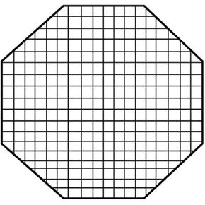Fotodiox Pro, 36" Octagon Eggcrate Grid, fits Fotodiox Pro 36" Octagon Softbox - 50 Degree Grid (Each Grid Size: 2"(w) x2(l) x1.5(h)) in Saudi Arabia