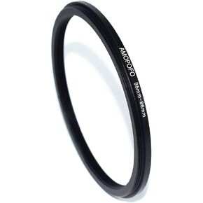 77mm Lens to 86mm Camera Filter Ring,Compatible with All 77mm Camera Lens & 86mm UV,ND,CPL Lens Hood Accessories,Made of CNC Machined Aluminum(77-86mm) in Saudi Arabia