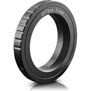 محول Opteka T-Mount (T2) متوافق مع Nikon D5 وD4 وD3X وD3 وD810 وD800 وD750 وD500 وD610 وD600 وD300 وD7200 وD7100 وD5500 وD5300 وD5200 وD5100 وD3300 وD3200 وD3100 كاميرات رقمية ذات عدسة أحادية عاكسة (SLR). in Saudi Arabia