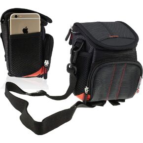 Navitech Black Protective Portable Handheld Binocular Case and Travel Bag Compatible with The Kowa SV50-10 10x50 (with Belt and Shoulder Strap) in Kuwait