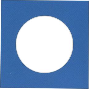 12x12 Mat Bevel Cut for 8x8 Photos - Precut White Circle Shaped Photo Mat Board Opening - Acid Free Matte to Protect Your Pictures - Bevel Cut for Family Photos, Pack of 1 Matboard in Saudi Arabia
