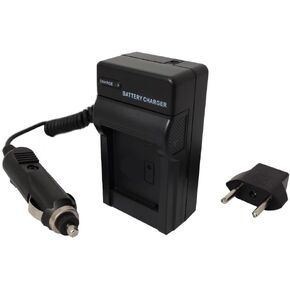 Synergy Digital Camera Battery Charger, Compatible with Ricoh GR IIIx Urban Edition Digital Camera, 110/220V Fold-in Plug with Car & EU adapters, for Ricoh DB-110 Battery in Saudi Arabia