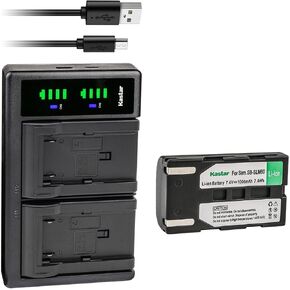 Kastar SB-LSM80 LTD2 USB Battery Charger Replacement for Samsung SC-D263 SC-D351 SC-D352 SC-D353 SC-D354 SC-D355 SC-D357 SC-D362 SC-D363 SC-D364 SC-D365 SC-D366 SC-D371 SC-D372 SC-D375 in Saudi Arabia