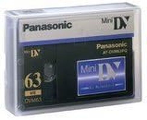 Panasonic Aydvm63pq Video Dv Mini Digital Professional 63 Minute Cassette in Saudi Arabia