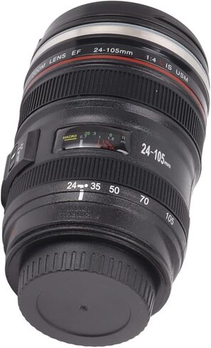TITA-DONG Camera Lens Coffee Mug, Stainless Steel Camera Lens Coffee Cup, 400ML Camera Lens Cup, Leakage Proof Novelty Coffee Mug, Gift for Photographers, Filmmakers, Videographers in Saudi Arabia