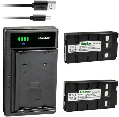 Kastar 1-Pack Battery and Smart USB Charger Replacement for JVC GR-AX400 GR-AX400U GR-AX401U GR-AX404U GR-AX410 GR-AX410U GR-AX420U GR-AX424U GR-AX430U GR-AX46U GR-AX47U GR-AX5 GR-AX5EG GR-AX5U in Kuwait