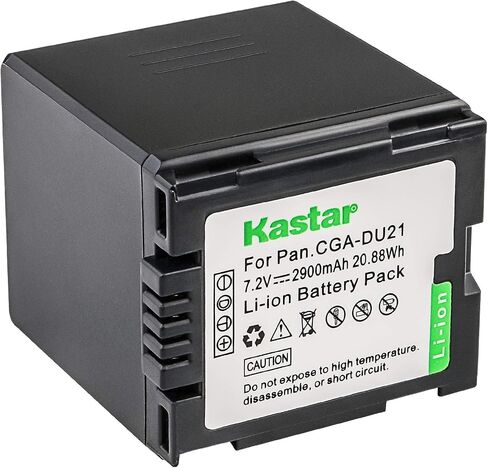 Kastar CGA-DU21 Battery Replacement for Panasonic Replacement VDR-D210 Camcorder Extended Battery in Saudi Arabia