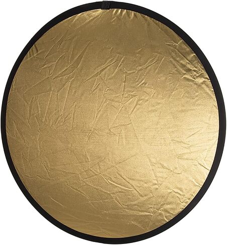 Fotodiox 22in 5-in-1 Collapsible Reflector Panel with Bag for Photography and Video - Black, Gold, Silver, Translucent, and White Panel in Saudi Arabia