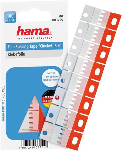 Hama 3755 Film Splicing Tape Cinekett Super 8, Red, White in Kuwait