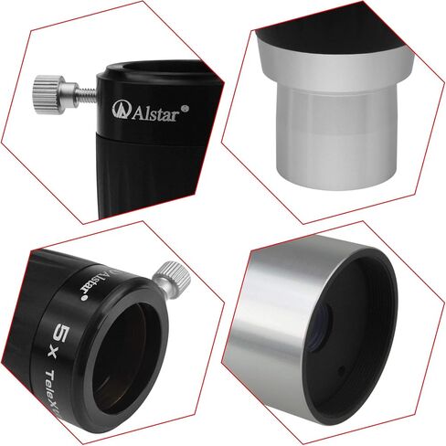 Alstar 1.25" 4-Elements 5X TeleXtender Barlow Lens in Saudi Arabia
