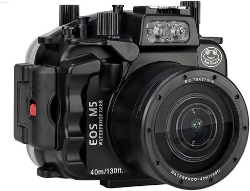 ضفادع البحر لـ EOS M5 (18-55 مم) 40 متر/130 قدم غطاء كاميرا تحت الماء in Saudi Arabia