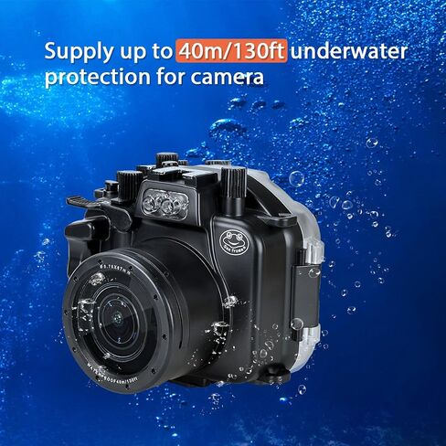 ضفادع البحر لـ EOS M5 (18-55 مم) 40 متر/130 قدم غطاء كاميرا تحت الماء in Saudi Arabia