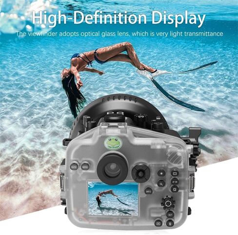غلاف كاميرا تحت الماء Searogs [40M/130FT] مع مجموعة منفذ قبة طويلة WA005A لـ Canon EOS R6 II، حافظة غوص مقاومة للماء لـ Canon EOS R6 Mark II مع RF 24-105mm F4، RF 15-35mm F2.8 L in Saudi Arabia