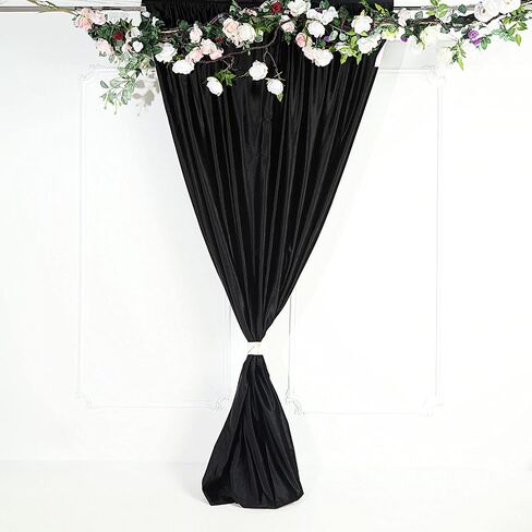 8Ft H x 8Ft W Wine Premium Velvet Backdrop Curtain Panel Drape in Kuwait